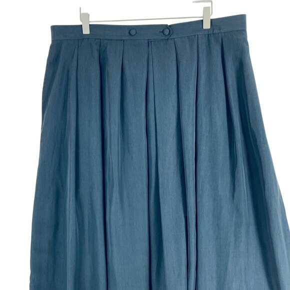 plus size Mid-Rise A-line Skirt black size xxl loose fit lightweight  Relance - Picture 5 of 9